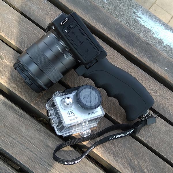Akaso Actioncam und Canon EOS M3